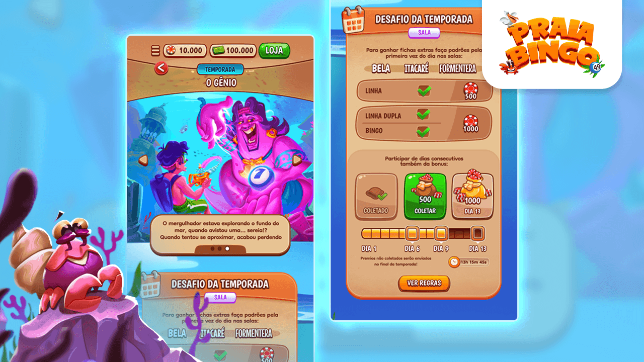 [Praia Bingo] Seasons feature